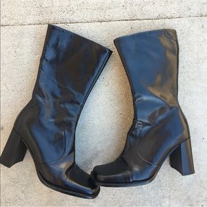 Vintage leather boots